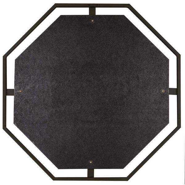 Kelani Black Matte 32-Inch x 32-Inch Wall Mirror, image 2