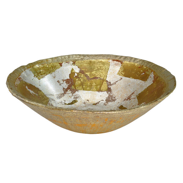 Olivier Gold and Silver Leaf Decorative Bowl, image 1