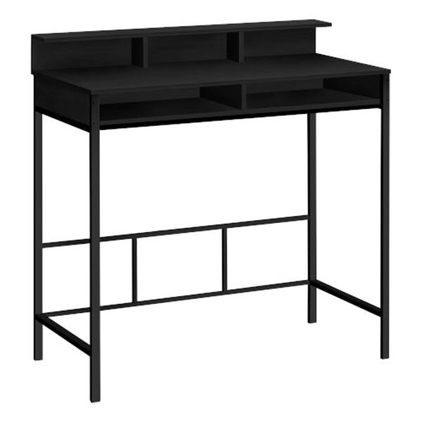 Black Standing Height Computer Desk, image 1