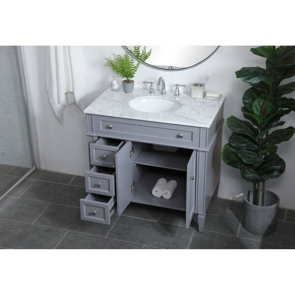 Williams Gray 36-Inch Vanity Sink Set, image 4