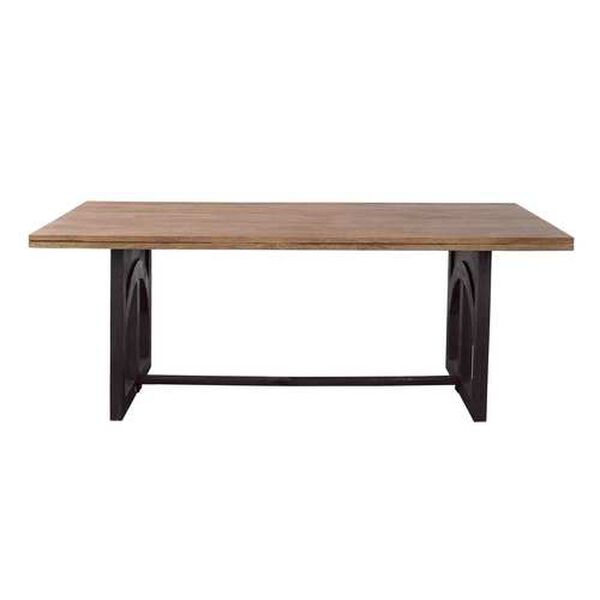 Gateway II Natural Black Cassius Dining Table, image 2