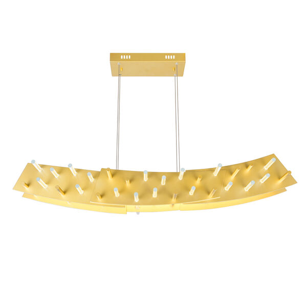 Gondola Satin Gold LED Chandelier, image 4