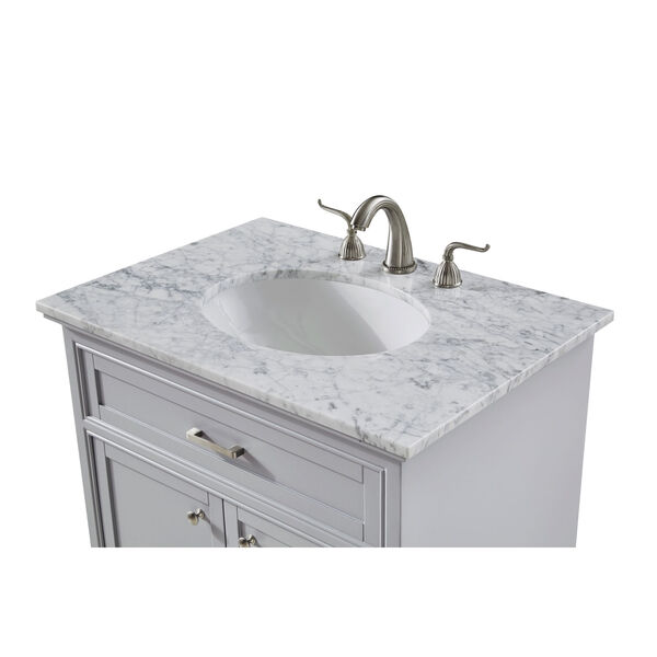Americana Light Gray 30-Inch Vanity Sink Set, image 5