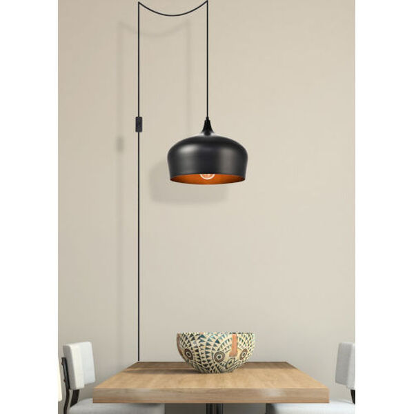 Nora 12-Inch One-Light Plug-In Pendant, image 6