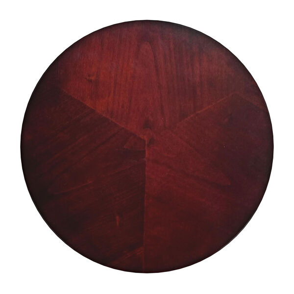Florence Cherry Brown Pedestal Table, image 5