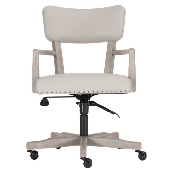 Touhy Beige and Rustic Pewter Office Chair, image 3