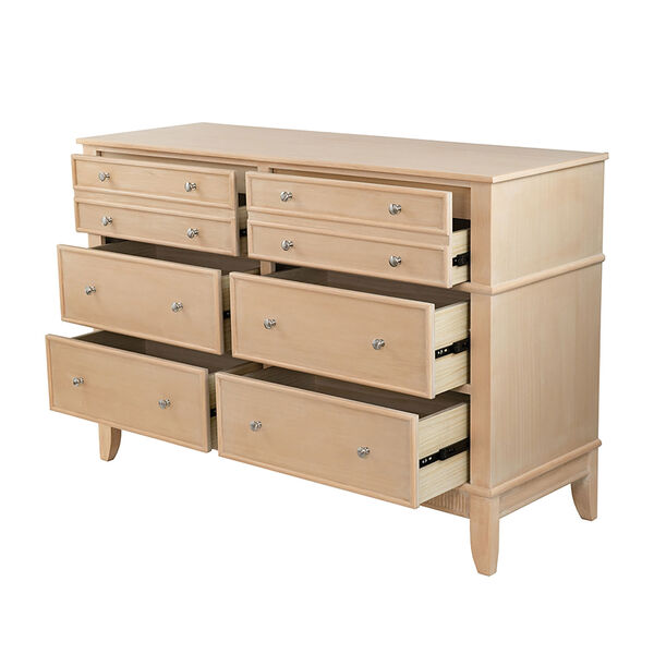 Brown Pine Wood Dresser, image 3