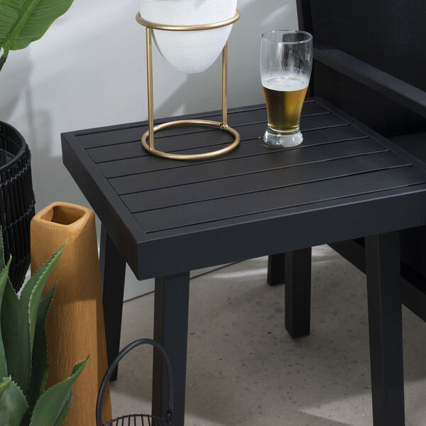 Monica Black Outdoor Side Table, image 3