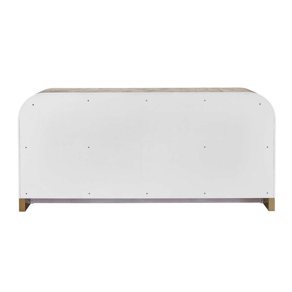 Tranquility Mantra Natural and Gold Sideboard, image 5