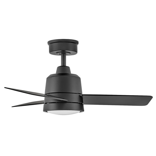 Chet Matte Black 36-Inch LED Ceiling Fan, image 5