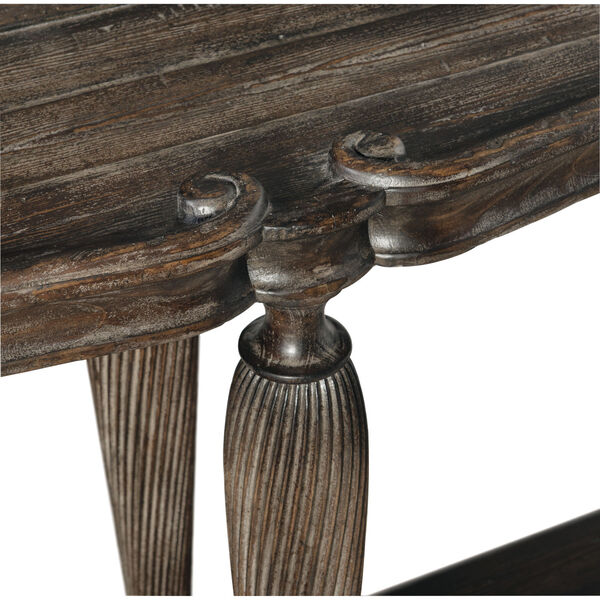 Traditions Rich Brown 90-Inch Console Table, image 3