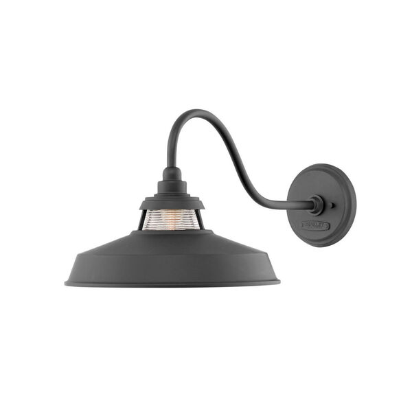 Troyer Black One-Light Wall Mount, image 2