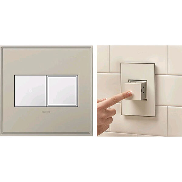 White Pop-Out 2-Gang Outlet, image 1