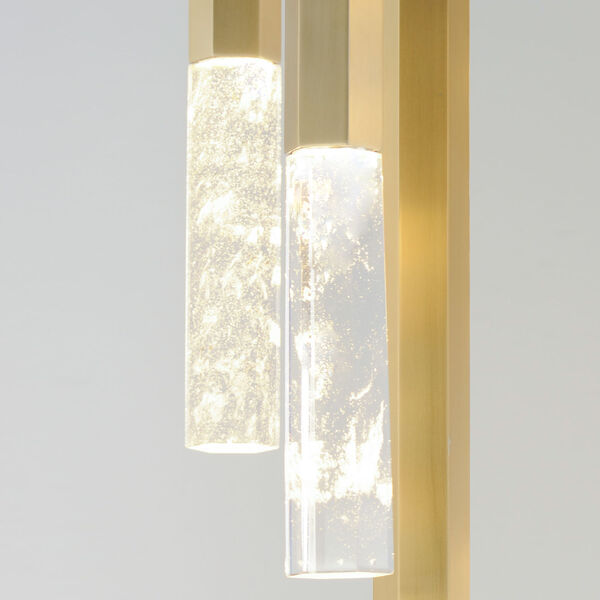 Diaphane Gold Three-Light LED Mini Pendant, image 3