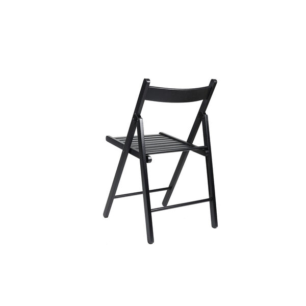 Rosalia Black Folding Chair, Set of Four, image 4