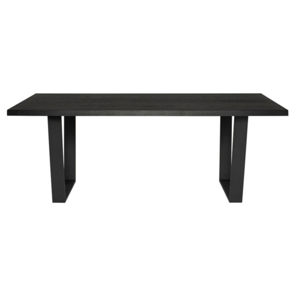 Versailles Onyx and Black 95-Inch Dining Table, image 2