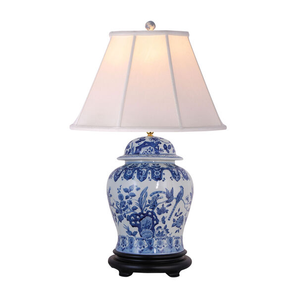 Blue and White Jar Table Lamp, image 1