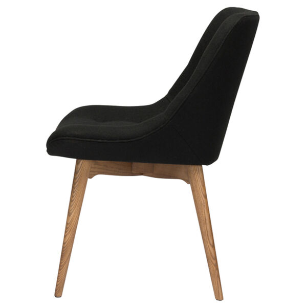 Brie Black and Walnut Dining Chair, image 3