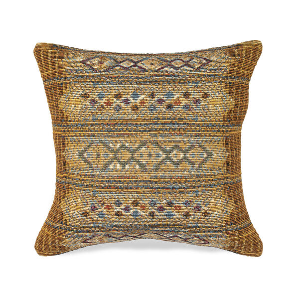 Marina Gold Liora Manne Tribal Stripe Indoor-Outdoor Pillow, image 1