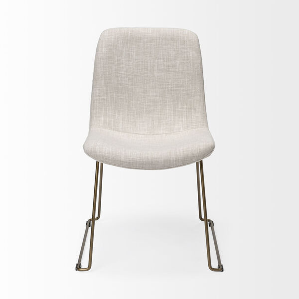 Sawyer I Cream and Gold Dining Chair, image 2