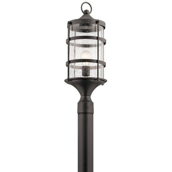 Mill Lane Anvil Iron 9-Inch One-Light Outdoor Post Lantern, image 1
