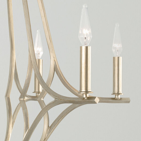 Claire Brushed Champagne Chandelier, image 3