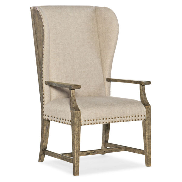 La Grange Barn Wood Host Chair, image 1