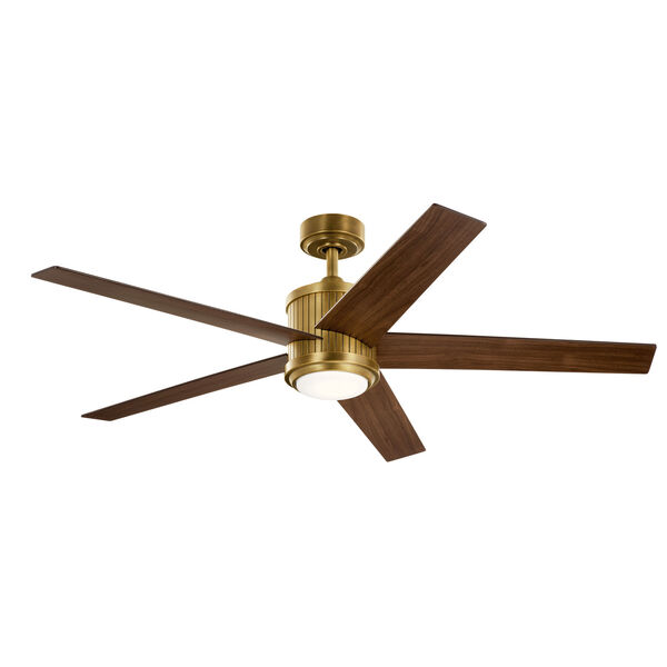 Brahm Natural Brass 56-Inch Integrated LED Ceiling Fan, image 2