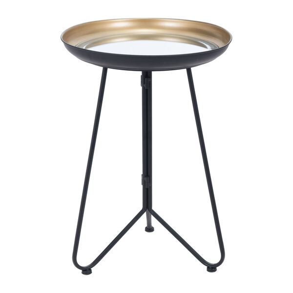 Foley Gold and Black Accent Table, image 4