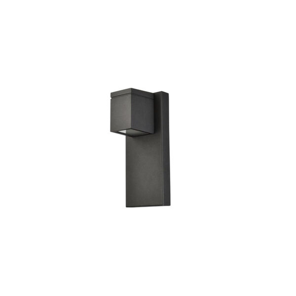 Raine Black 360 Lumens 12-Light LED Outdoor Wall Sconce, image 2