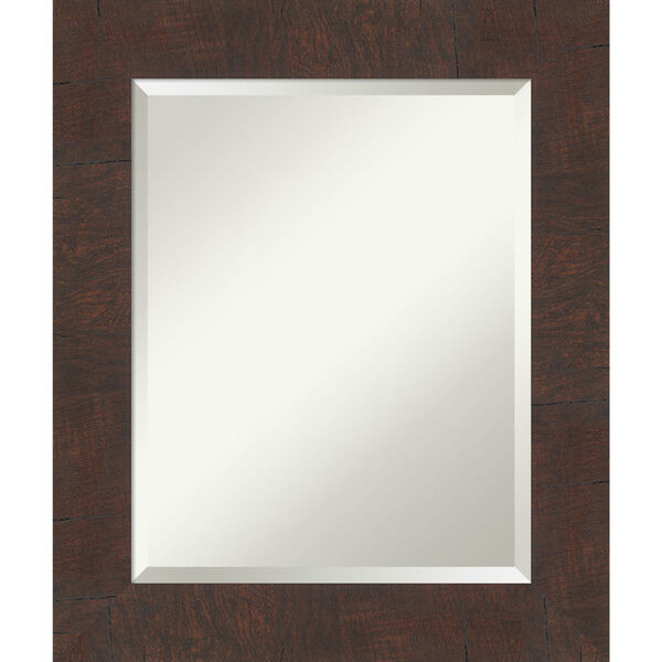Wildwood Brown 21W X 25H-Inch Bathroom Vanity Wall Mirror, image 1
