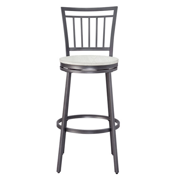 Jacey Gray and Whitewash Counter Stool, image 2