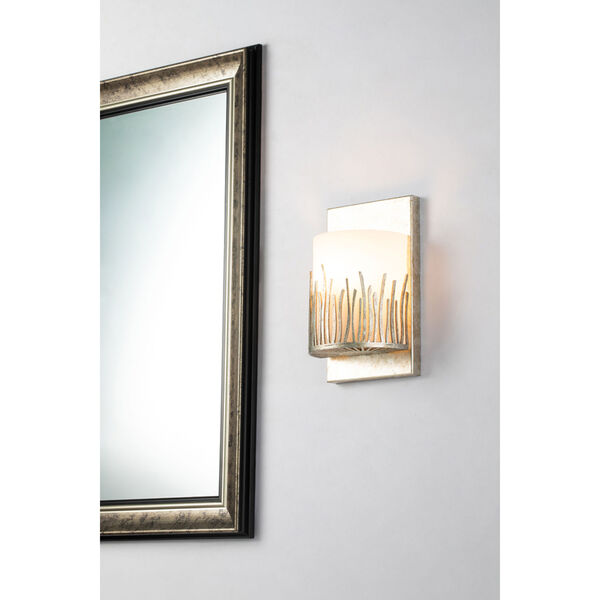 Sawgrass Silver Leaf with Antique One-Light Wall Sconce, image 2