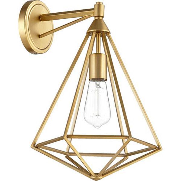 Bedford Aged Brass One-Light Wall Sconce, image 1