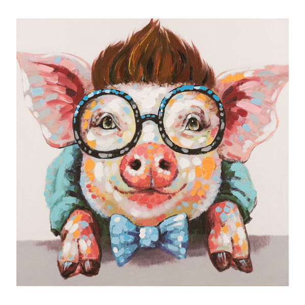 Sophisticated Swine Canvas, image 1