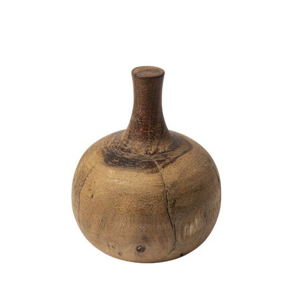 Afra Brown Medium Vase Shaped Decorative Object, image 1