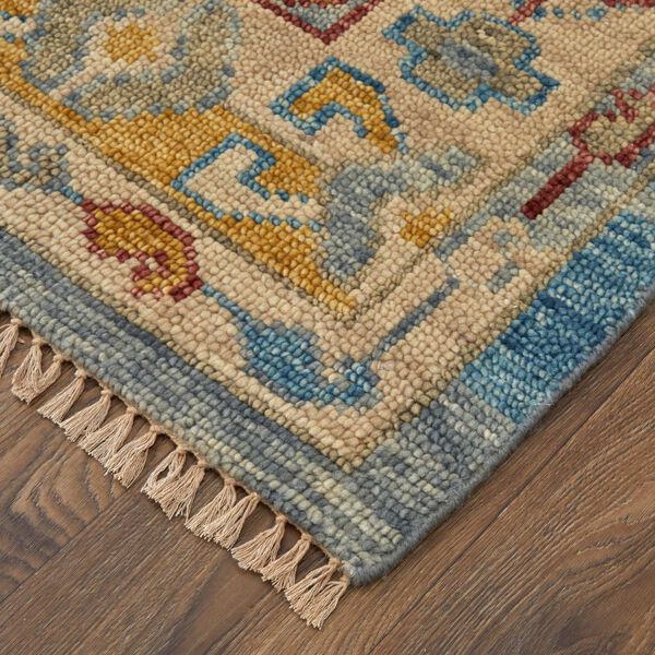 Fillmore Blue Yellow Red Area Rug, image 5
