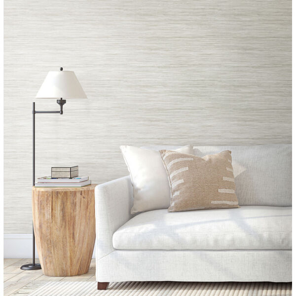 Waters Edge Beige Bahiagrass Pre Pasted Wallpaper, image 3