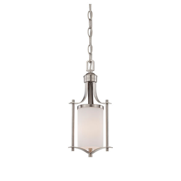 Colton Nickel and Pewter One-Light Mini Pendant, image 1