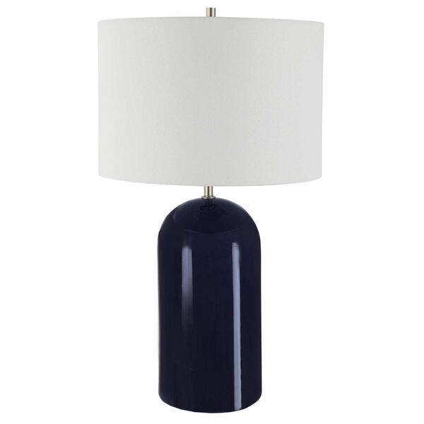 Castor Navy Blue Dome One-Light Table Lamp, image 3