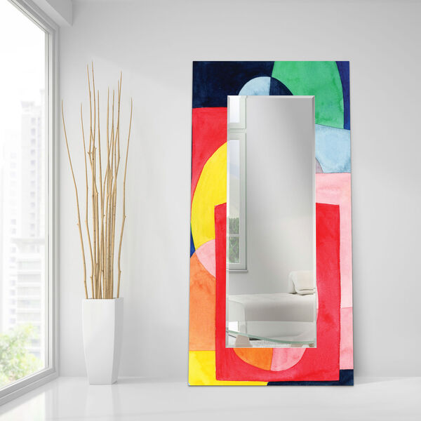 Launder Multicolor 72 x 36-Inch Rectangular Beveled Floor Mirror, image 5