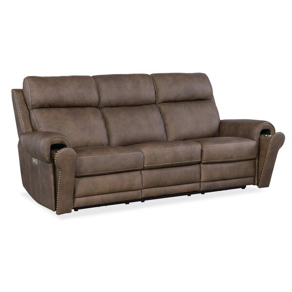 Dark Brown Duncan Power Sofa with Power Headrest and Lumbar, image 5