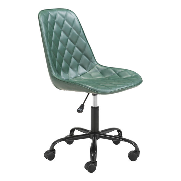Ceannaire Green and Black Office Chair, image 1