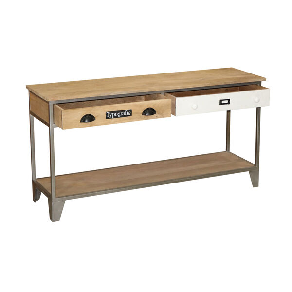 Outbound Natural and Iron 51-Inch Console Table, image 3