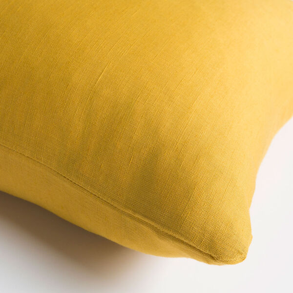 Ethiopia Cape Town Light Yellow 18 x 18 In. Pillow with Down Fill, image 2