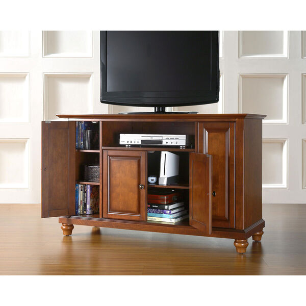 Cambridge 48-Inch TV Stand in Classic Cherry Finish, image 4