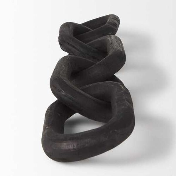 Alix Black Link Chain Decorative Object, image 3