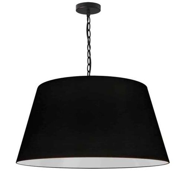 Brynn Black and White 26-Inch One-Light Pendant, image 1