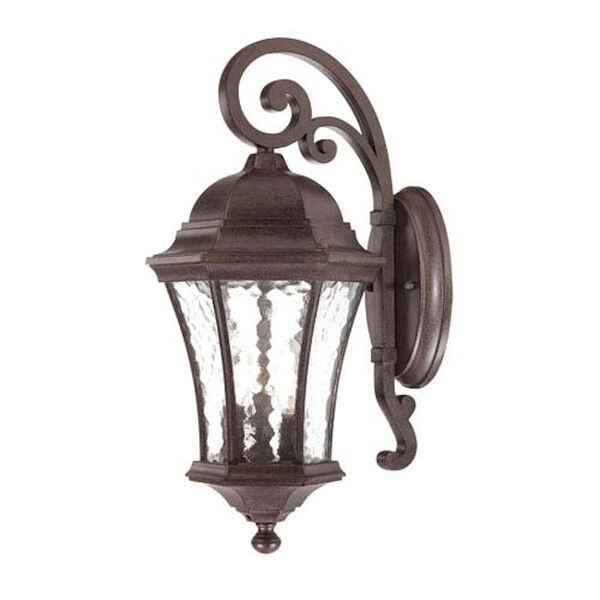 Waverly Black Coral Three-Light 19.5-Inch Outdoor Wall Mount, image 1