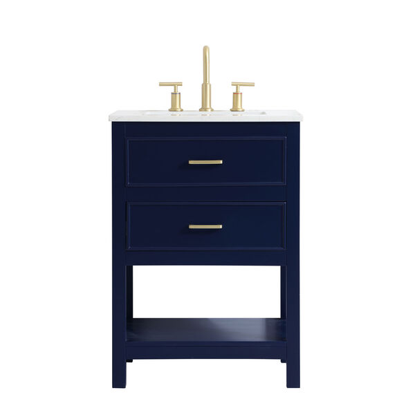 Sinclaire Blue 24-Inch Vanity Sink Set, image 1